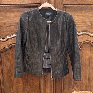 Lafayette 148 New York Charcoal Women's Blazer